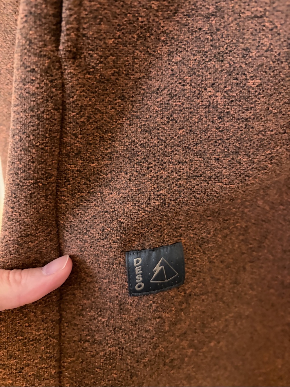 Cozy Brown Cowl-Neck Fleece Tunic Dress - Picture 2 of 5